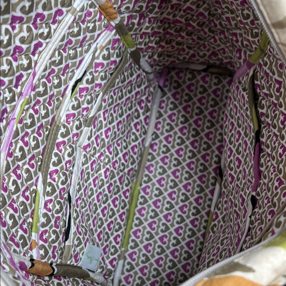 Vera Bradley Floral Quilted Tote Bag - Portobello Road Pattern - Picture 5 of 7